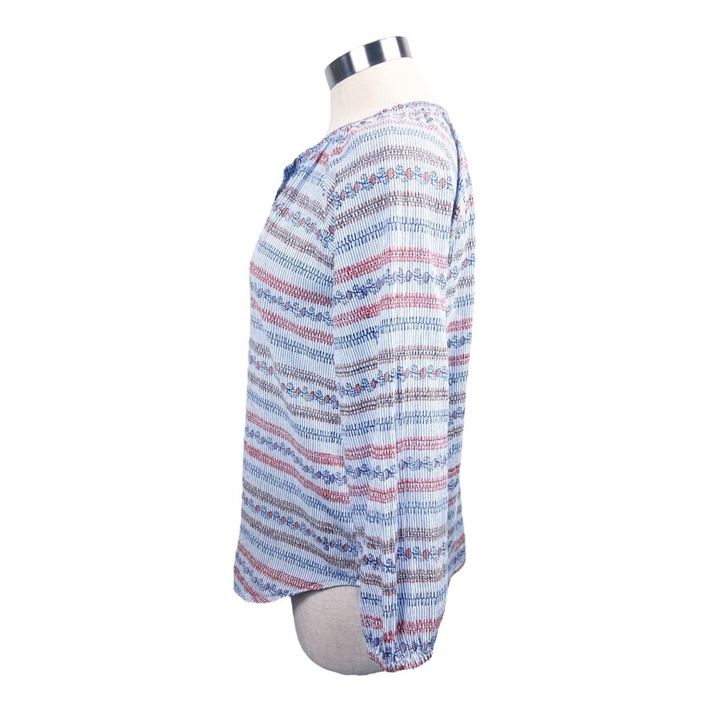 Roberta Roller Rabbit Blue Striped Blouse Size‎ Small - Picture 5 of 7